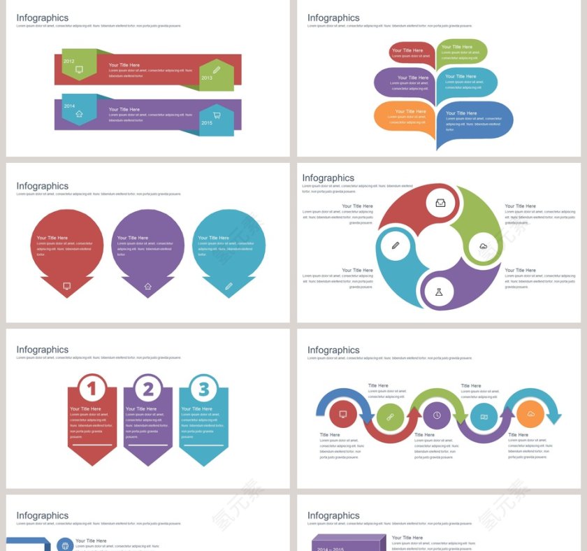 综合信息可视化图表集第5张