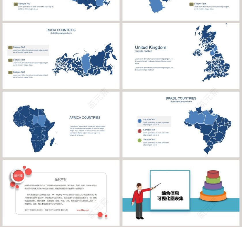 综合信息可视化图表集第7张