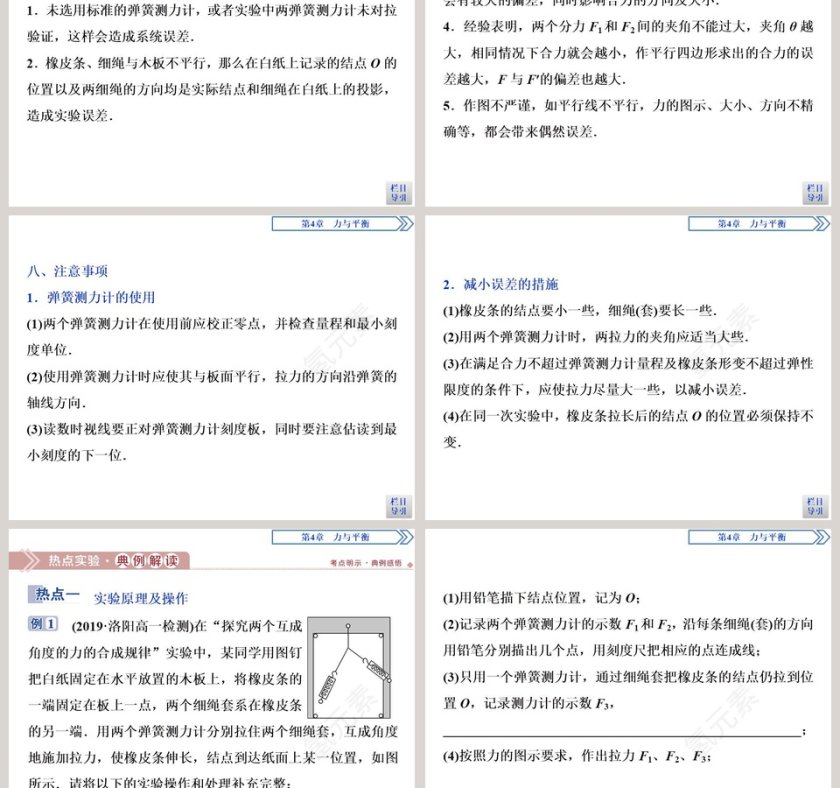 基于教育培训的第1节科学探究力的合成PPT模板第3张