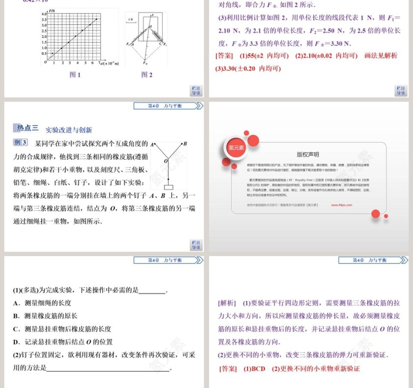基于教育培训的第1节科学探究力的合成PPT模板第5张