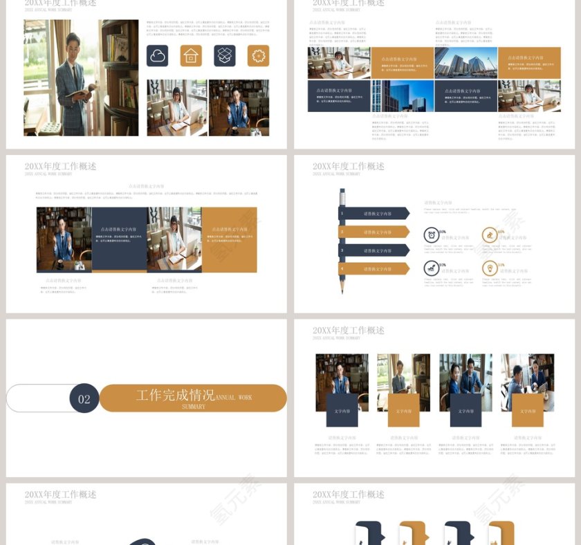 公司企业金融理财年度工作总结汇报PPT模板第2张