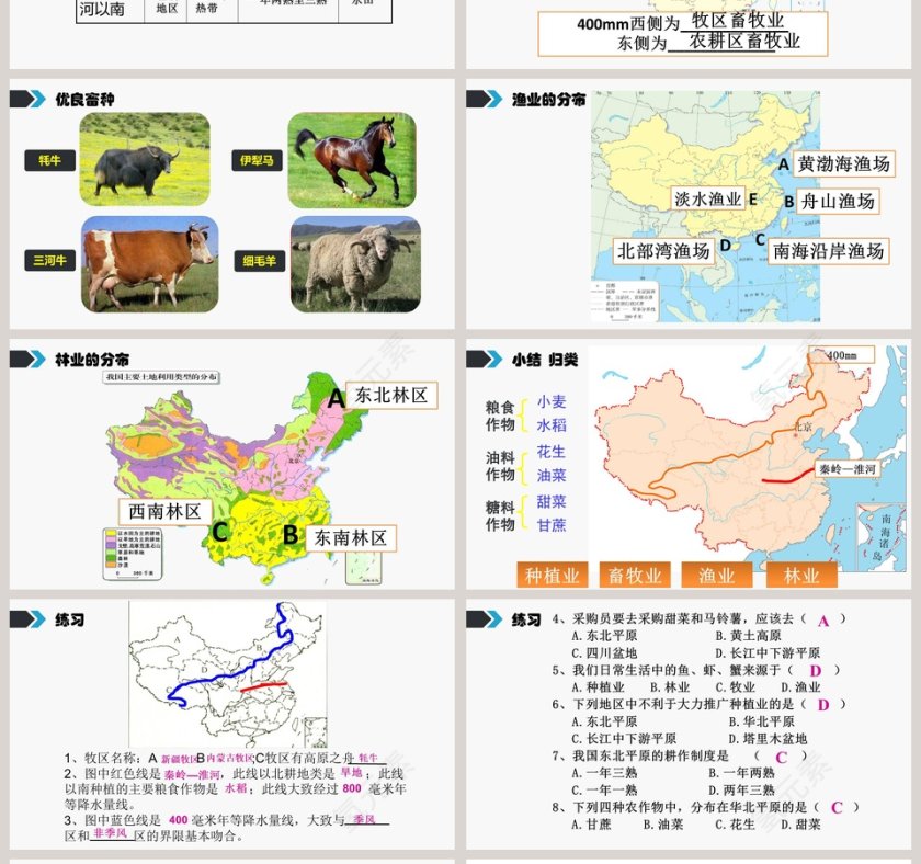 因地制宜发展农业-第四章  中国的经济与文化教学ppt课件第4张