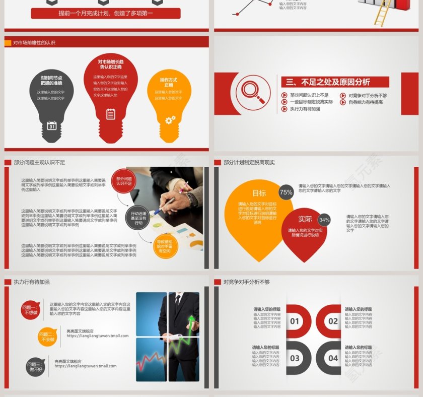 2019工作汇报年终总结PPT模板第4张