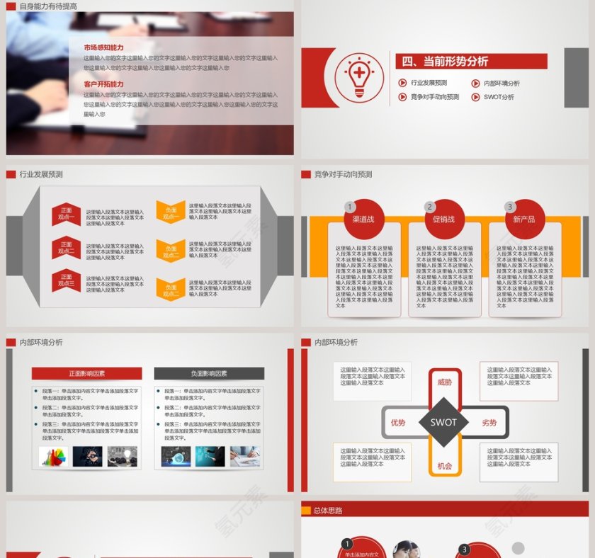 2019工作汇报年终总结PPT模板第5张
