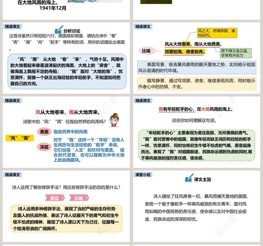 统编版九年级语文下册短诗五首语文课件PPT第4张