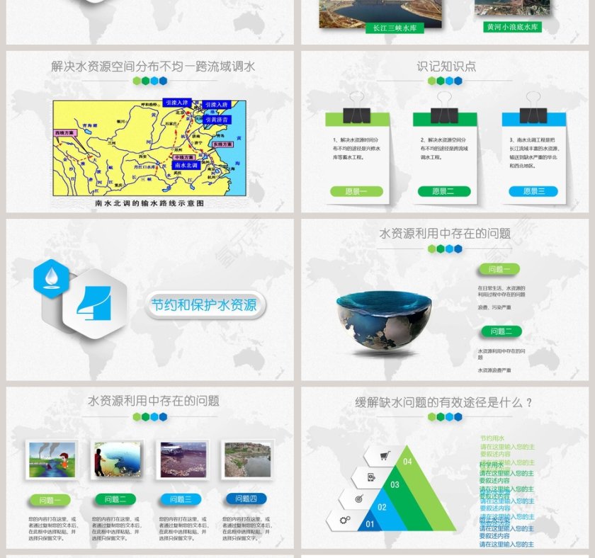 绿色环保节约水资源ppt第4张