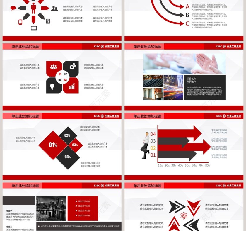 中国工商银行工作总结PPT第3张