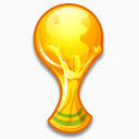 世界杯足球赛冠军奖杯大力神杯图标