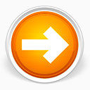 橙色的右箭头按钮图标