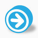 右箭头标识图标