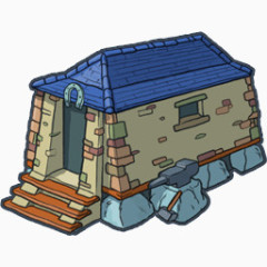 砖石结构房屋图标