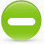 绿色的删除按钮图标