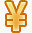 人民币符号 icon