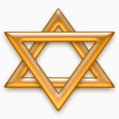 圣诞节大卫之星图标