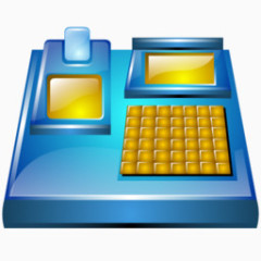 超市电子收银机图标