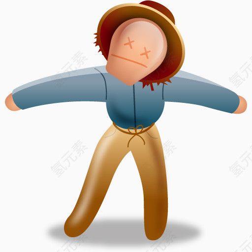 卡通喜庆丰收图标下载