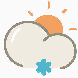 灰色调天气预报图标