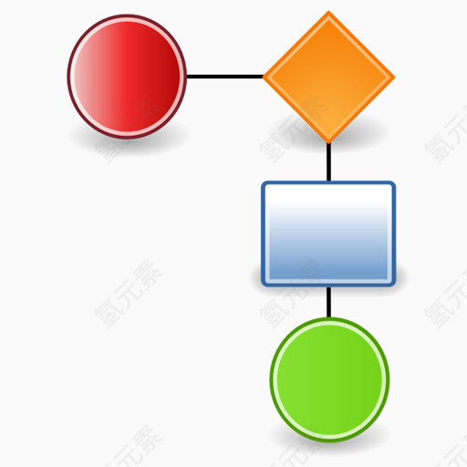 工作流程图图标