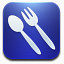 叉子和勺子图标