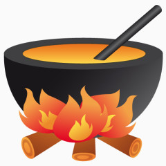 正在煮的大锅图标