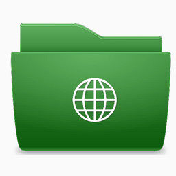 绿色简单文件夹图标下载