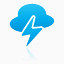 雷电天气图标