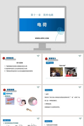 第十一章简单电路-电 荷教学ppt课件