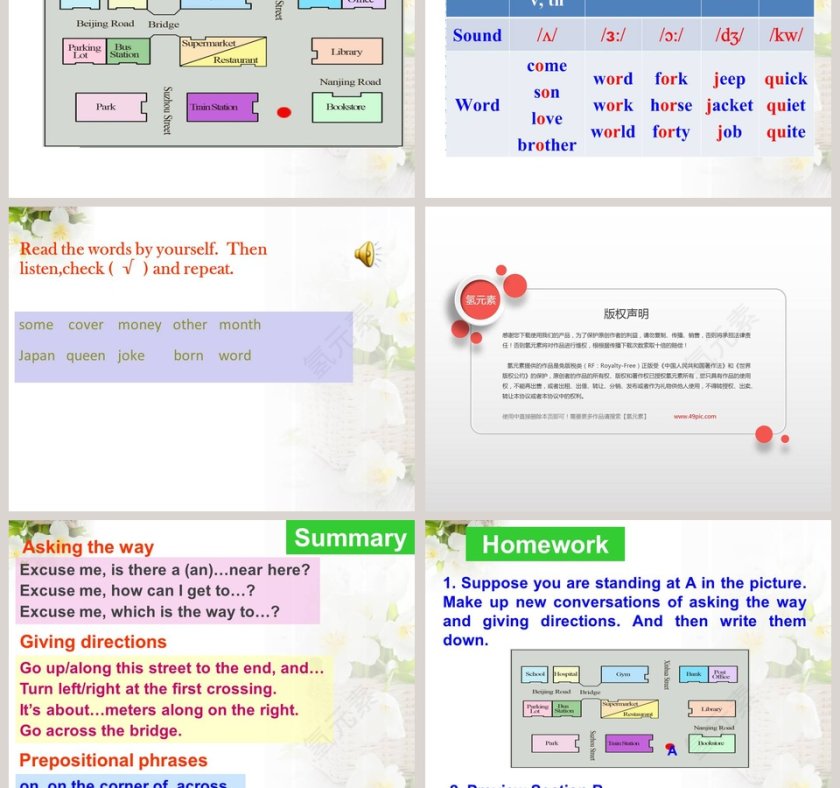 Unit6 Topic3-Which is the way to the hospital教学ppt课件第5张
