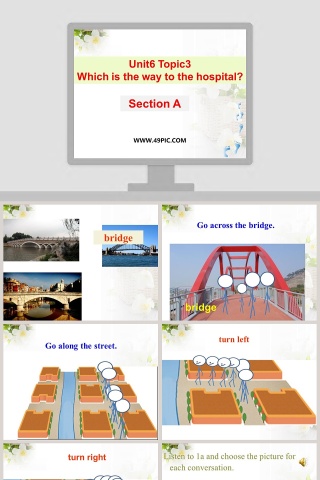 Unit6 Topic3-Which is the way to the hospital教学ppt课件