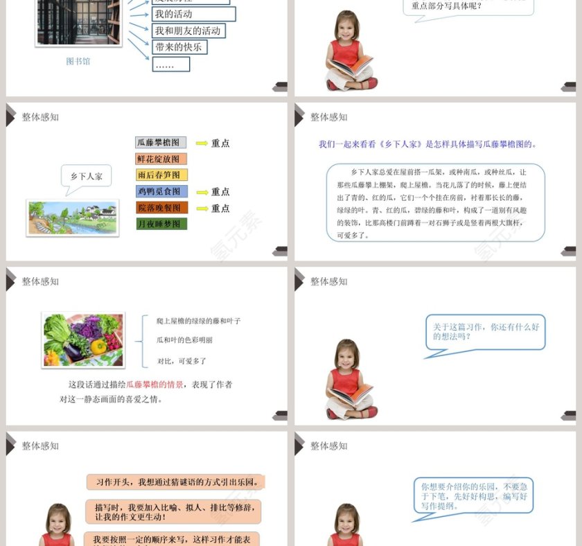 部编版四年级下册语文我的乐园PPT课件第3张