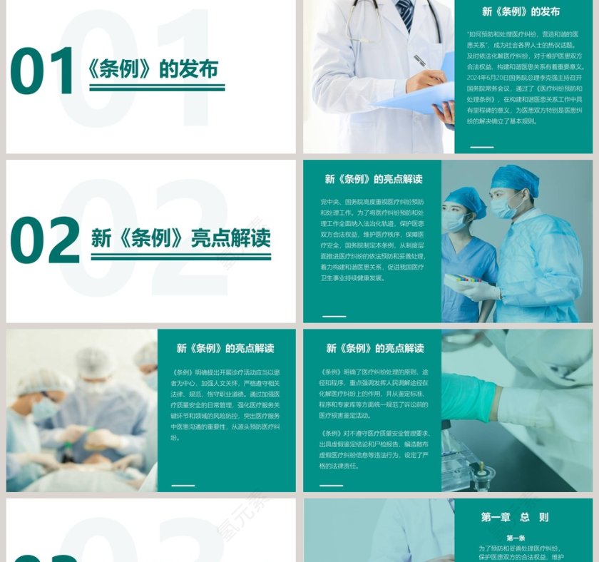医疗纠纷预防和处理条例PPT 第2张