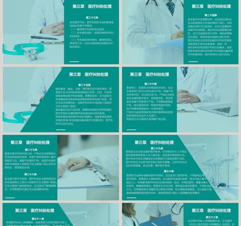 医疗纠纷预防和处理条例PPT 第5张