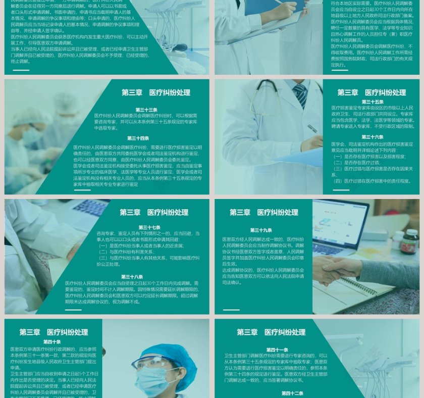医疗纠纷预防和处理条例PPT 第6张