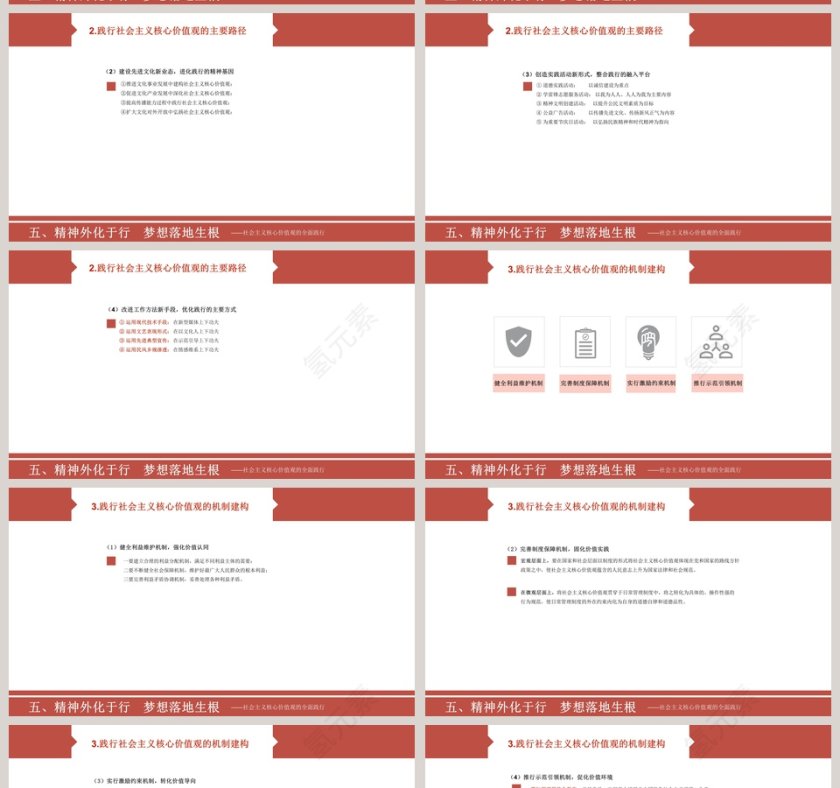 培育和践行社会主义核心价值观PPT模板第11张
