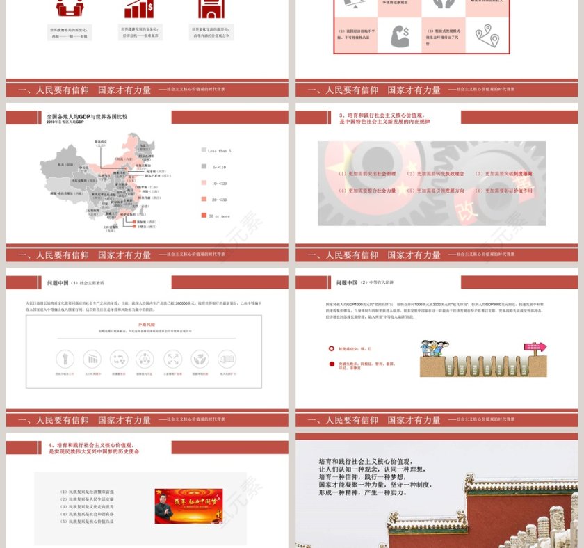 培育和践行社会主义核心价值观PPT模板第3张
