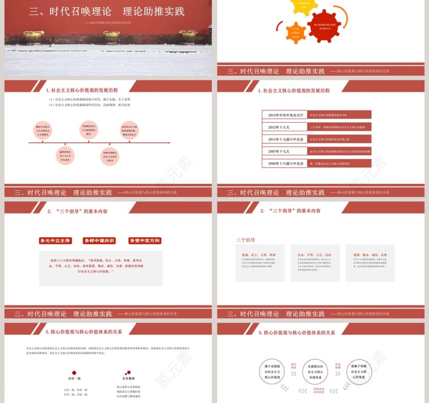 培育和践行社会主义核心价值观PPT模板第6张