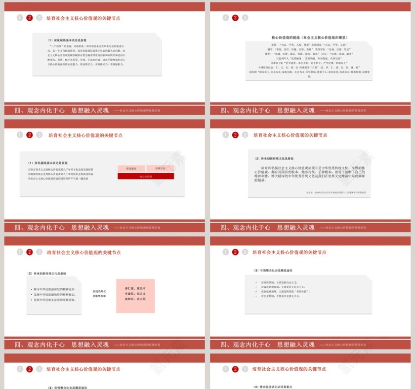 培育和践行社会主义核心价值观PPT模板第8张