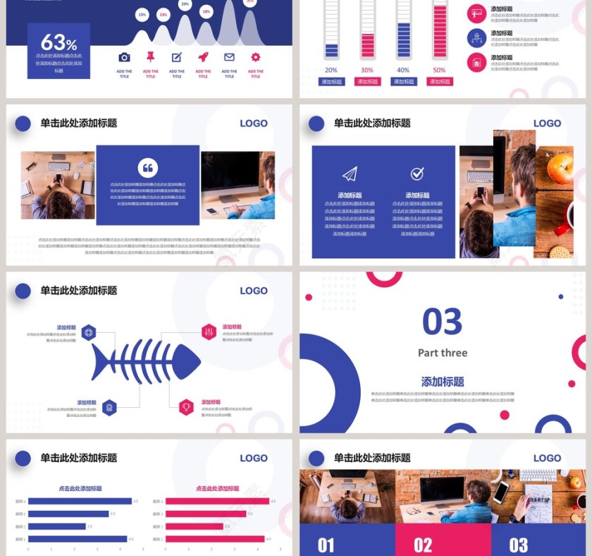 年终互联网述职报告PPT第3张