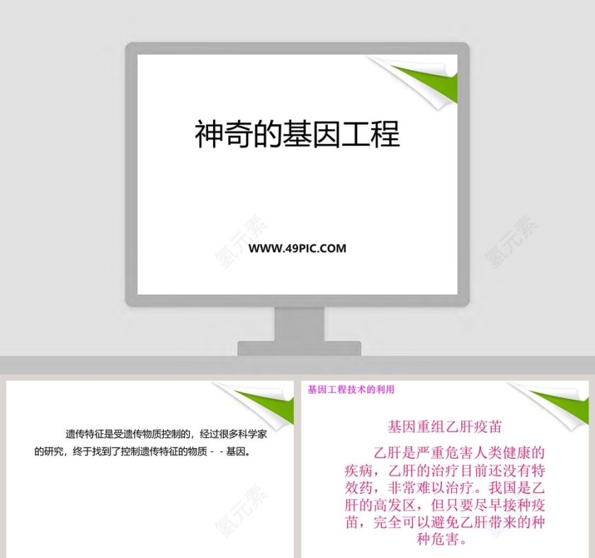 神奇的基因工程教学ppt课件第1张