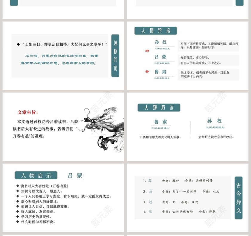 七年级语文课件《孙权劝学》PPT第4张