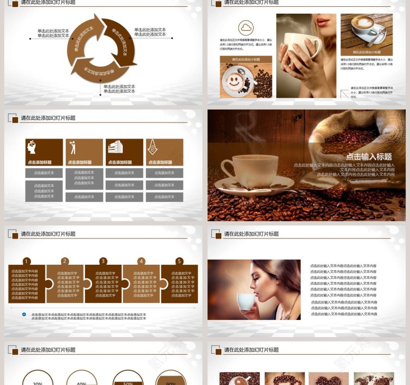 咖啡产品介绍咖啡厅PPT咖啡主题PPT第2张