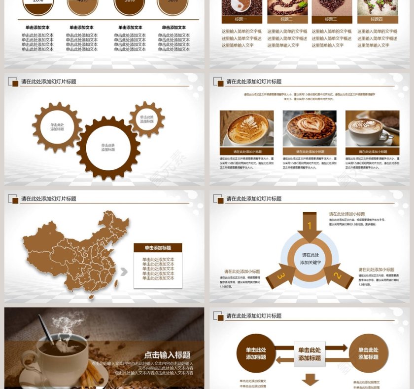 咖啡产品介绍咖啡厅PPT咖啡主题PPT第3张