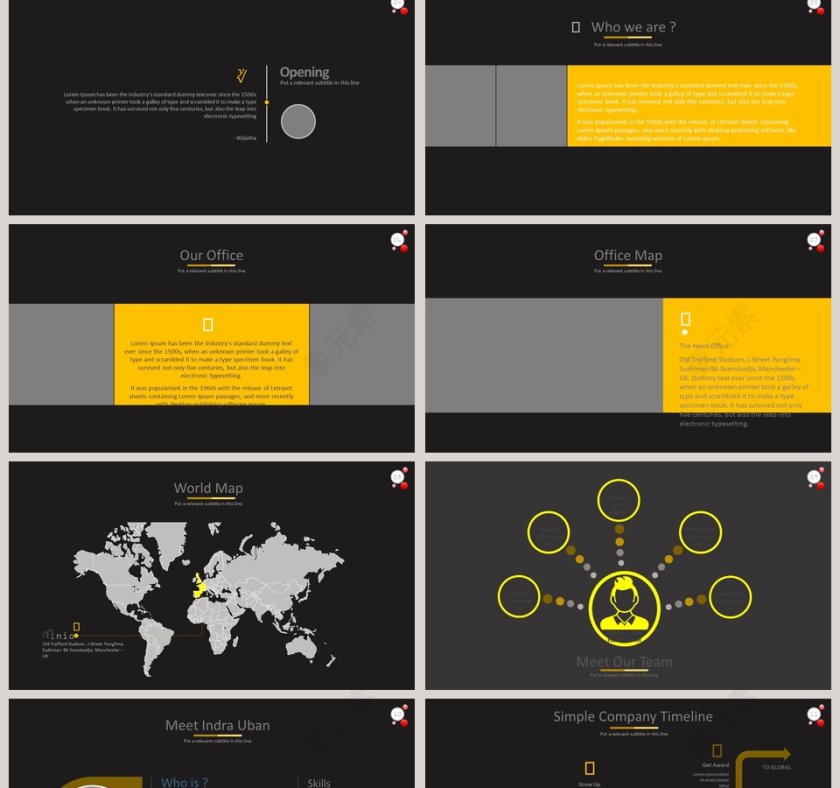 精美大气欧美商业计划书PPT第2张