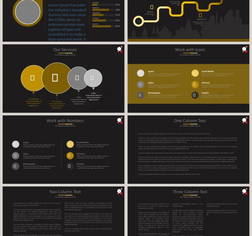 精美大气欧美商业计划书PPT第3张