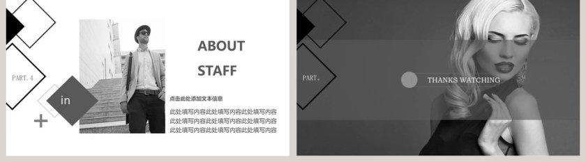 欧美服饰上新发布模板时尚品牌宣传PPT第5张