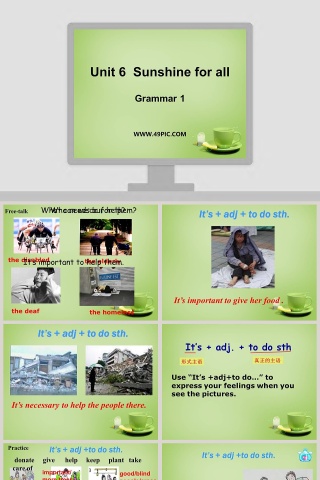 Unit 6  Sunshine for all-Grammar 1教学ppt课件
