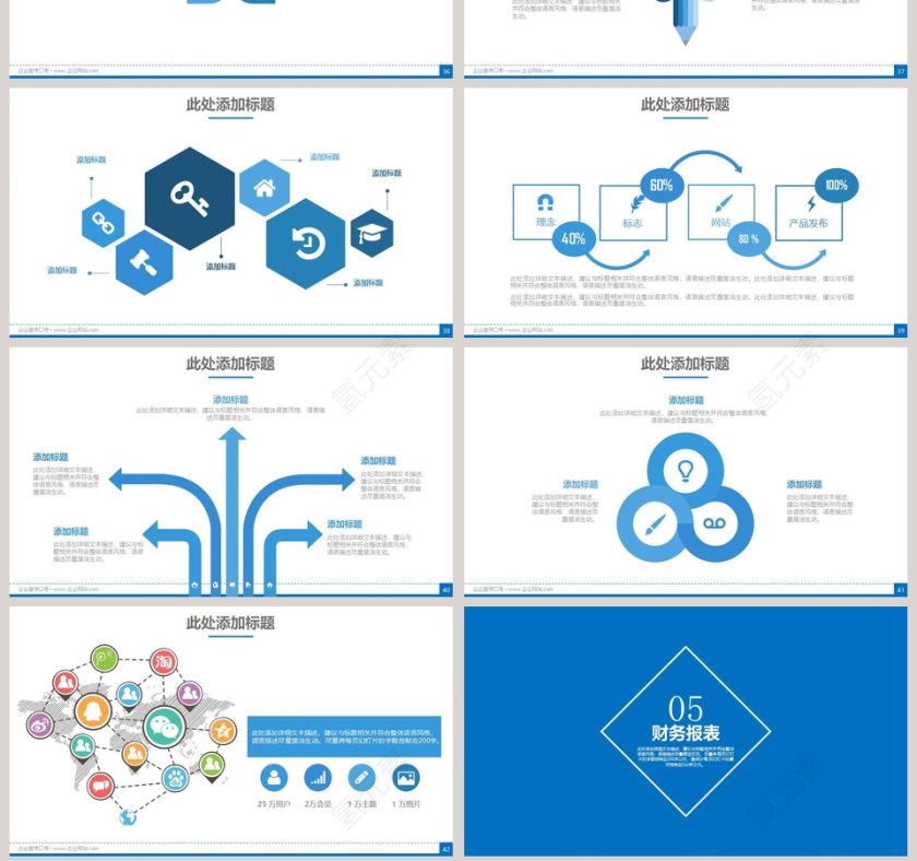 大气公司介绍模板企业简介介绍PPT 第7张