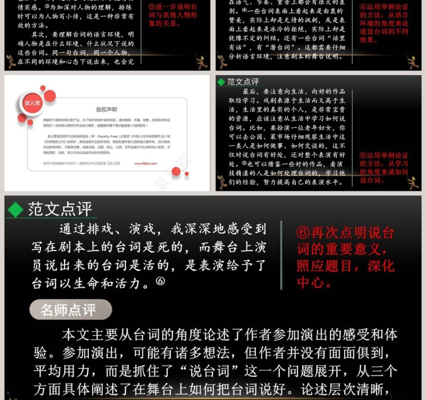 九年级语文下册任务三演出与评议语文课件PPT第3张