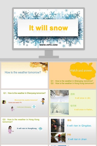 It will snow教学ppt课件