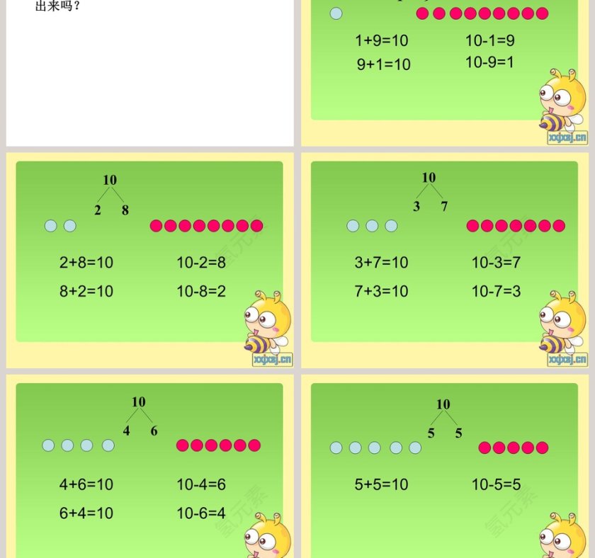 小猴分桃：幼儿教育课件PPT模板第3张